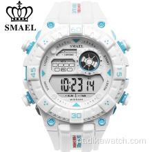 SMAEL White Watch Sport Relógios para Homens